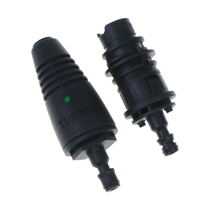 Laser Nozzle Ceramic - หัวฉีดเทอร์โบหมุนแรงดันสูงแบบใหม่ สำหรับเครื่องล้างรถ พร้อมอะแดปเตอร์ถอดเร็ว รองรับแรงดันสูงสุด 18MPa สำหรับอะไหล่ทำความสะอาด