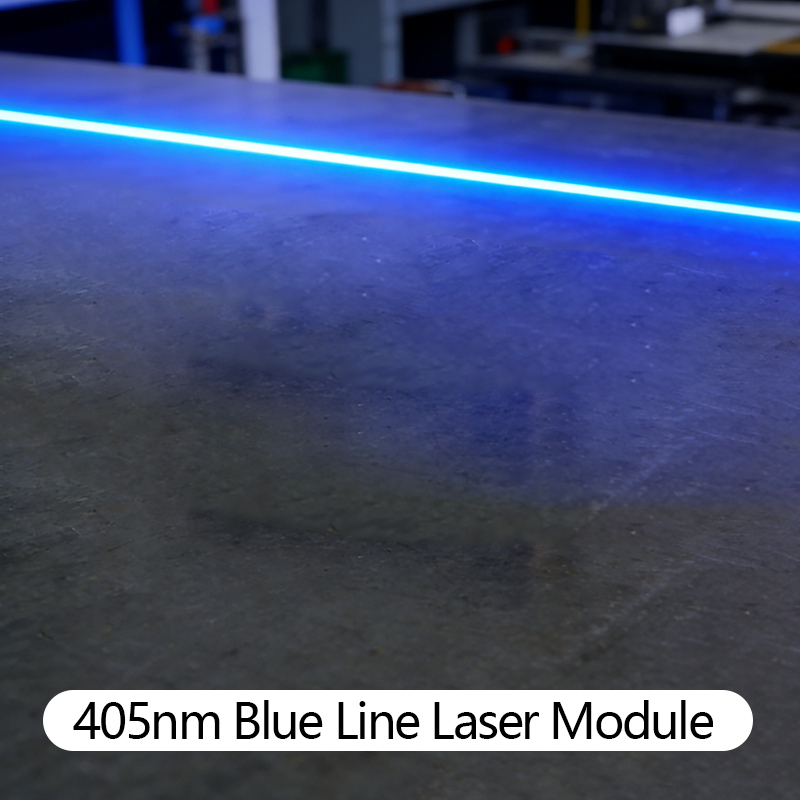 Industrial Blue Laser - โมดูลเลเซอร์ไดโอด D12X45 มม. ปรับโฟกัสได้ 405 นาโนเมตร