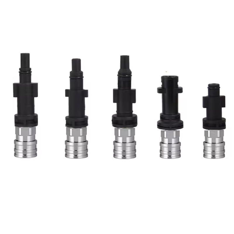 Laser Nozzle Ceramic - หัวต่อสายฉีดน้ำแรงดันสูงแบบเร็ว 1/4 นิ้ว อะแดปเตอร์สแตนเลสสำหรับหัวฉีดน้ำแรงดันสูง หัวฉีดโฟม ใช้ได้กับเครื่องฉีดน้ำแรงดันสูงยี่ห้อ