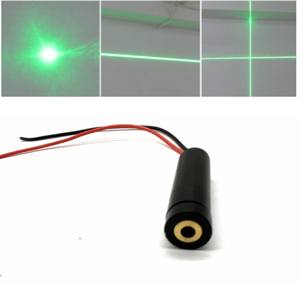 Industrial Laser Light - 520nm 515nm อุตสาหกรรม15mW เลเซอร์สีเขียว dot/line/CROSS 1240