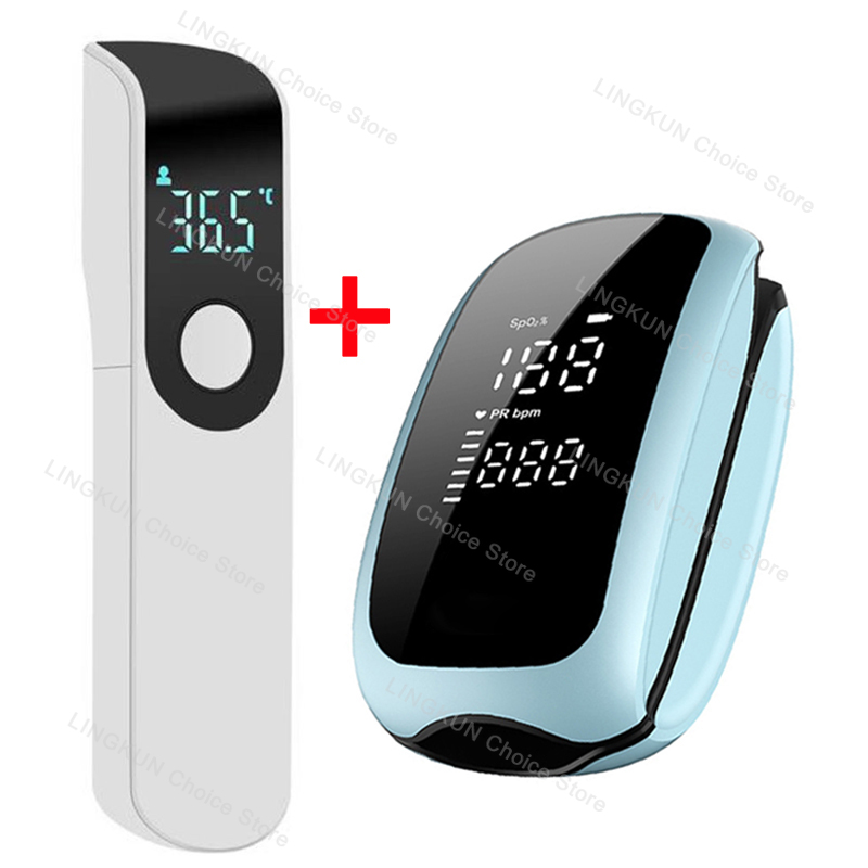 Industrial Laser Thermometer - เครื่องวัดอุณหภูมิไข้อินฟราเรด Oximeter แบบชาร์จไฟได้ดิจิตอล LCD ทารกผู้ใหญ่แบบไม่สัมผัสเลเซอร์อุณหภูมิร่างกายเครื่องวัดอุณหภูมิหู