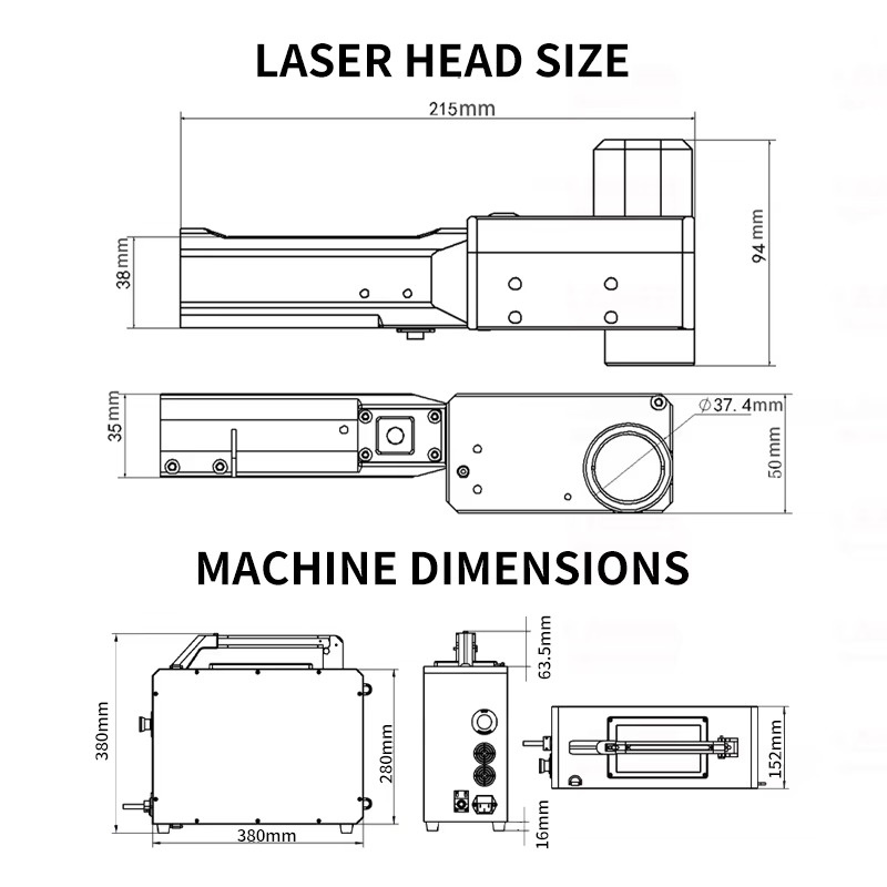 เครื่องทำความสะอาดเลเซอร์แบบพก - Industrial Laser Removal Machine บทวิจารณ์และราคา