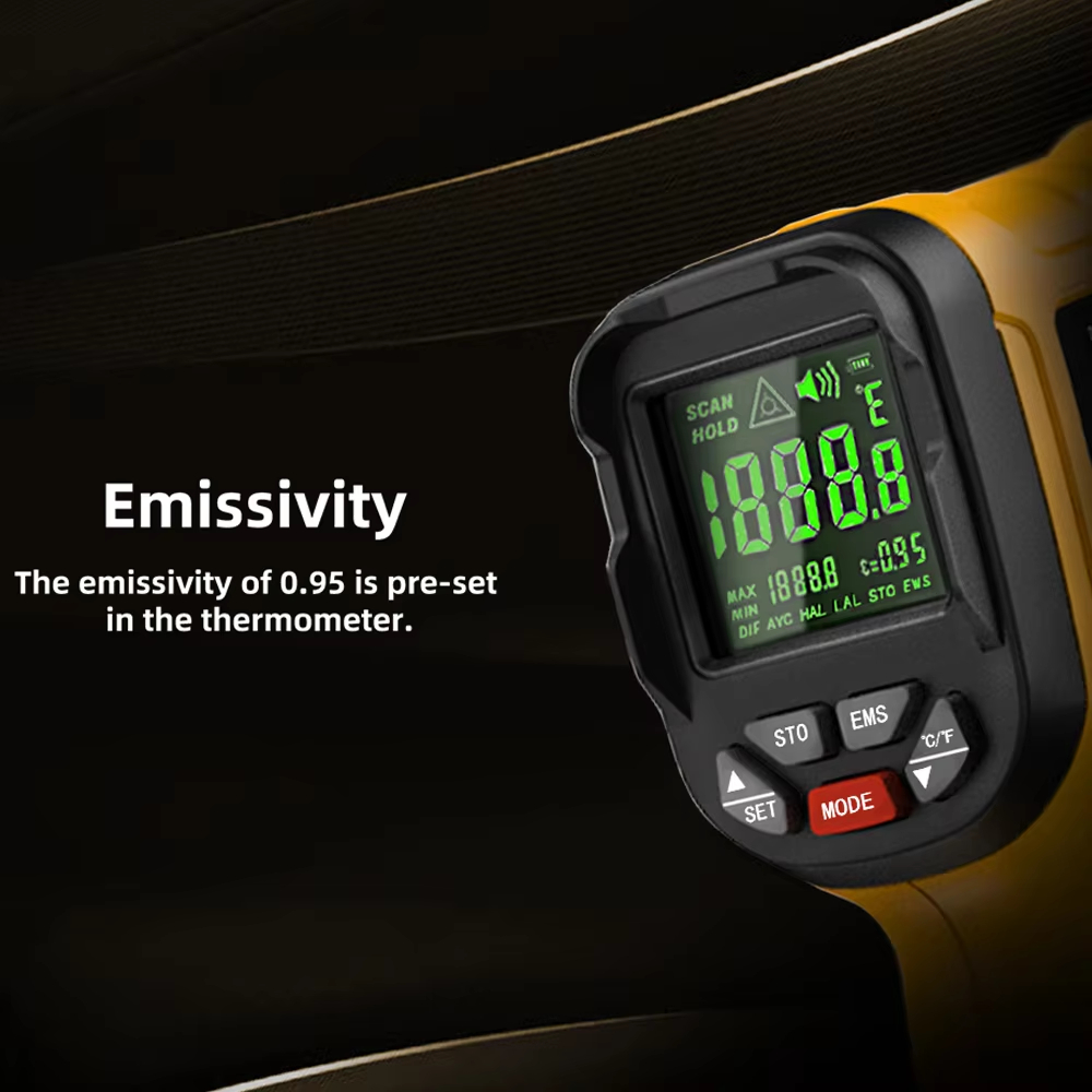 BSIDE เครื่องวัดอุณหภูมิอินฟรา - Industrial Laser Thermometer บทวิจารณ์และราคา