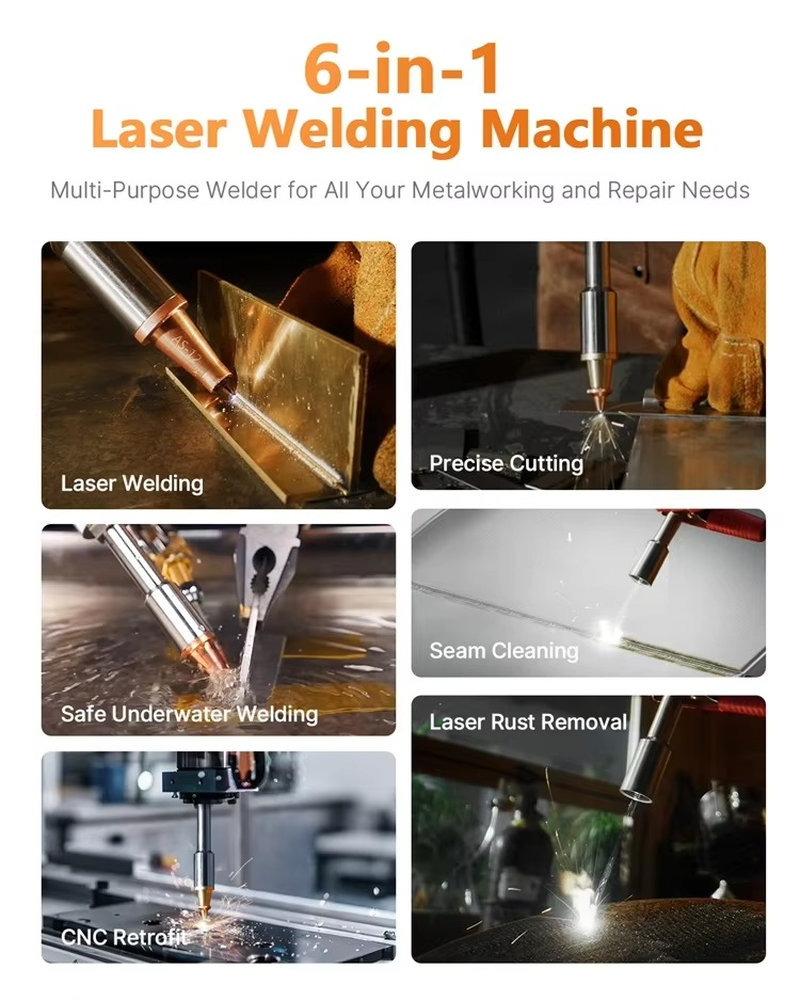 เครื่องเชื่อมและตัดไฟเบอร์เลเซ - Industrial Laser Blasting บทวิจารณ์และราคา