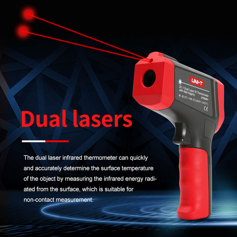 UT303D เครื่องวัดอุณหภูมิอินฟา - Industrial Laser Thermometer บทวิจารณ์และราคา