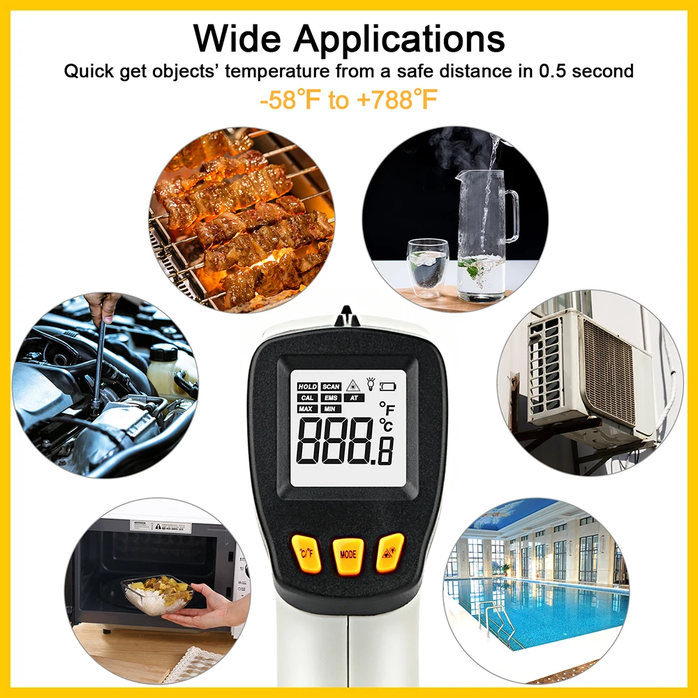 XRCLIF เครื่องวัดอุณหภูมิอินฟร - Industrial Laser Thermometer บทวิจารณ์และราคา