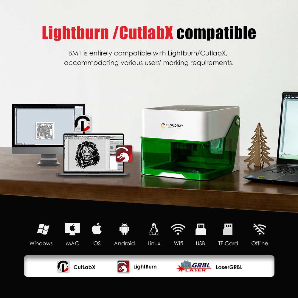 Cloudray 5000mw CNC มินิเลเซอร - Industrial Laser Blasting บทวิจารณ์และราคา
