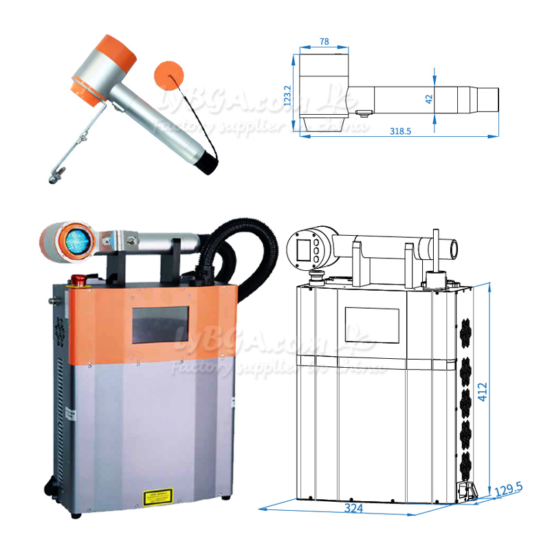 เครื่องทำความสะอาดด้วยเลเซอร์พ - Industrial Laser Removal Machine บทวิจารณ์และราคา