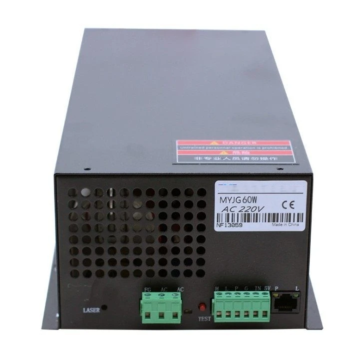 CO2 60W 80W 100W เครื่องตัด อุ - Laser Power Supply 60W บทวิจารณ์และราคา