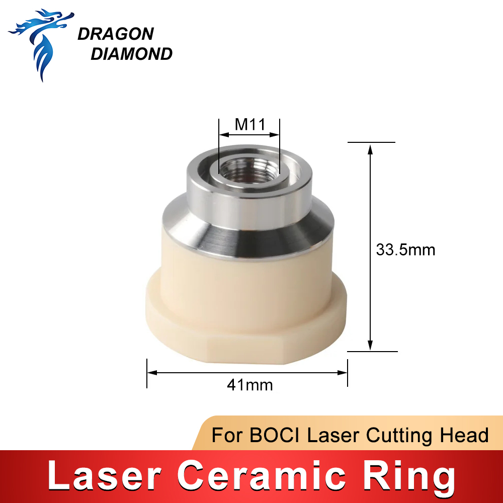 1PC เลเซอร์เซรามิคหัวฉีด D41 H - Laser Nozzle Ceramic บทวิจารณ์และราคา