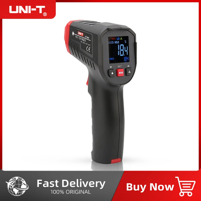 UNI-T เครื่องวัดอุณหภูมิแบบดิจ - Industrial Laser Thermometer บทวิจารณ์และราคา