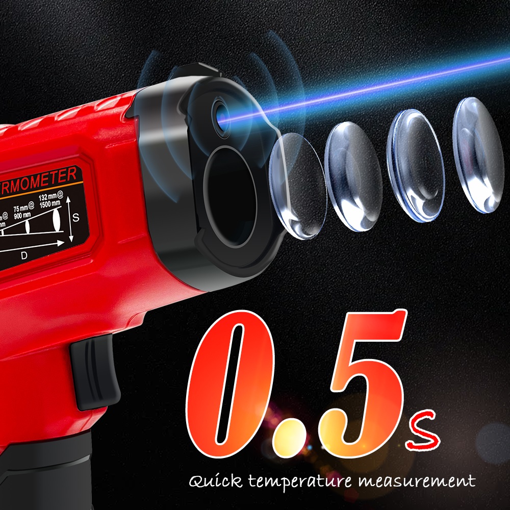 เครื่องมือ ET6530C -50 ° ซี-60 - Industrial Laser Thermometer บทวิจารณ์และราคา