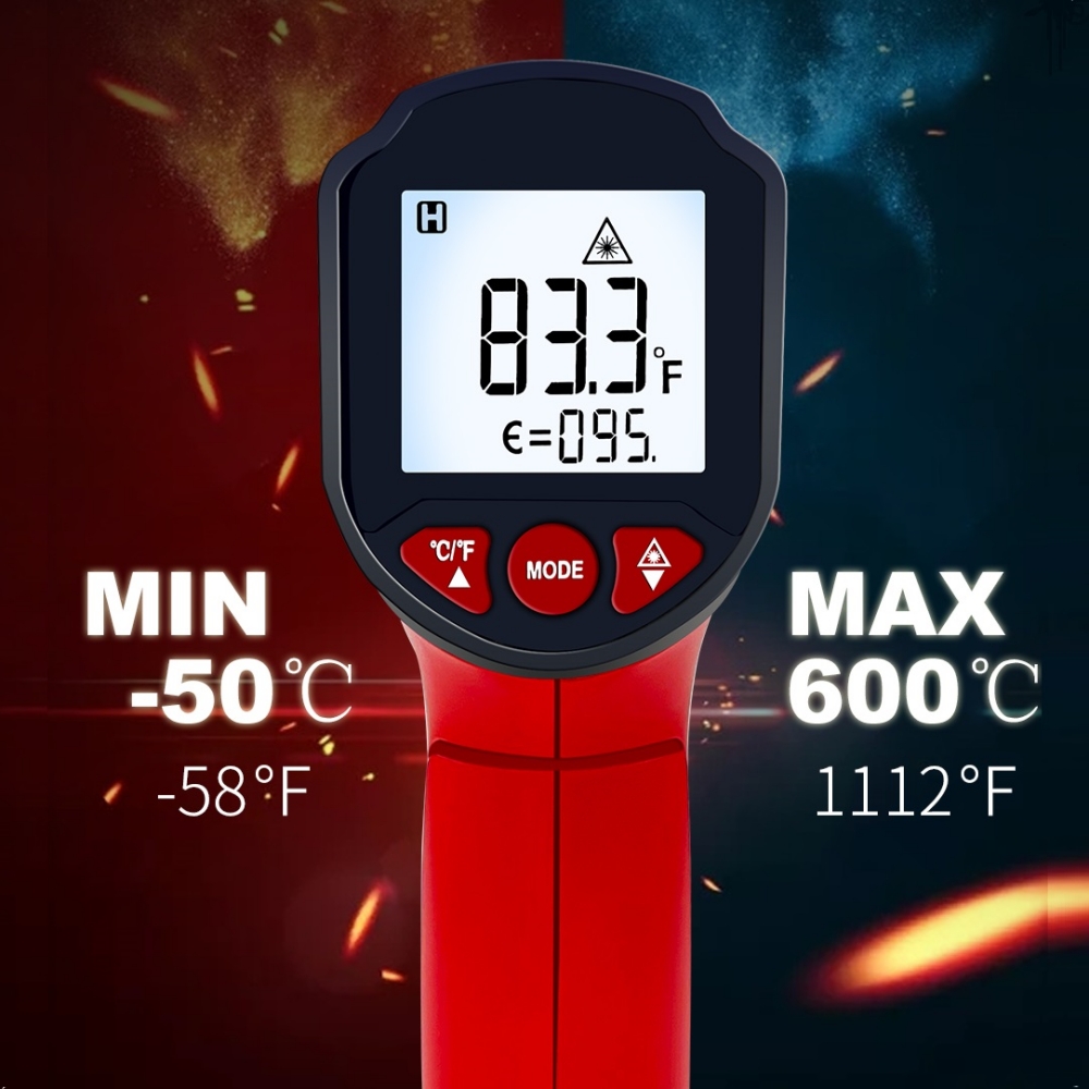 เครื่องมือ ET6530C -50 ° ซี-60 - Industrial Laser Thermometer บทวิจารณ์และราคา