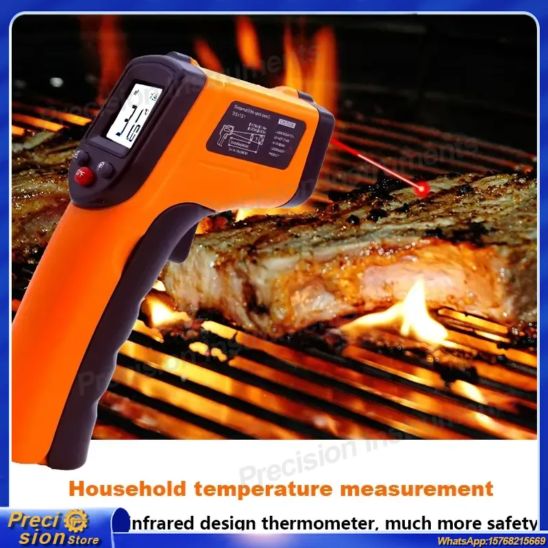 เครื่องวัดอุณหภูมิอินฟราเรดแบบ - Industrial Laser Thermometer บทวิจารณ์และราคา